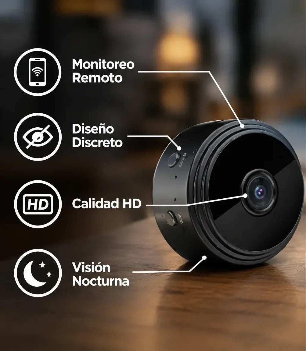 Mini cámara WiFi A9 para monitoreo del hogar